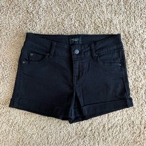 EUC Celebrity Pink Black Jean Shorts Size 1/25